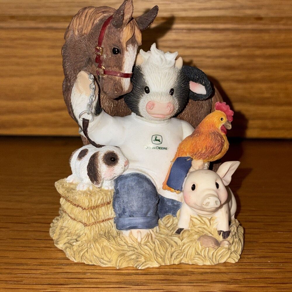 Mary's Moo Moos John Deere “Good Friends Surround Moo With Love” 2001 Branded